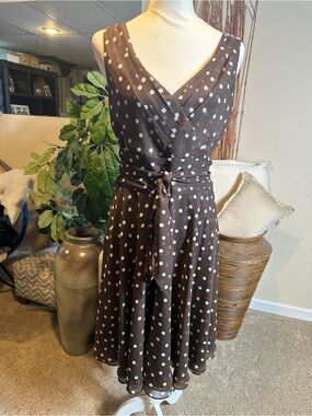 Brown And White Polka Dot Dress for Sale up to 90% Off: Poshmark